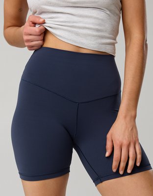 OFFLINE By Aerie Real Me XTRA High Waisted 5" Bike Short - Steel Blue