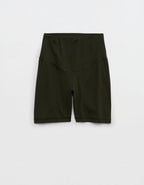OFFLINE By Aerie Real Me XTRA High Waisted 5" Bike Short - Olive Petal