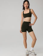 OFFLINE By Aerie Real Me XTRA High Waisted 5" Bike Short - Olive Petal