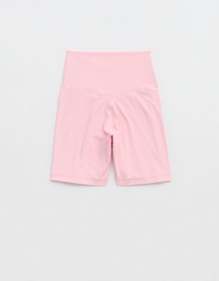 OFFLINE By Aerie Real Me Crossover High Waisted 5" Bike Short - Club Pink