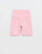OFFLINE By Aerie Real Me Crossover High Waisted 5" Bike Short - Club Pink