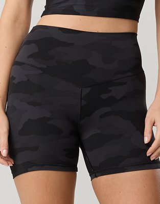 OFFLINE By Aerie Real Me XTRA High Waisted 5" Bike Short - Black Charcoal