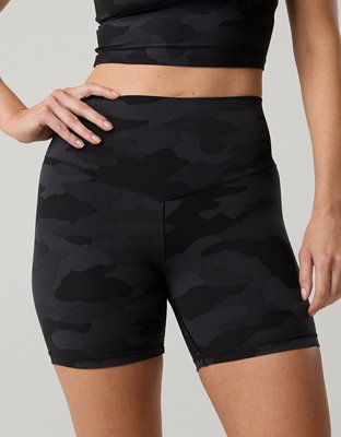 OFFLINE By Aerie Real Me XTRA High Waisted 5" Bike Short - Black Charcoal