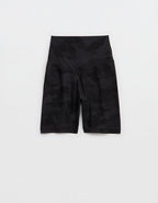 OFFLINE By Aerie Real Me Crossover High Waisted 5" Bike Short - Black Charcoal