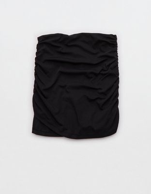 OFFLINE By Aerie Real Me 5" Foldover Skirted Bike Short - True Black