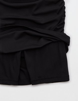 OFFLINE By Aerie Real Me 5" Foldover Skirted Bike Short - True Black