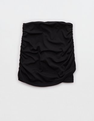 OFFLINE By Aerie Real Me 5" Foldover Skirted Bike Short - True Black
