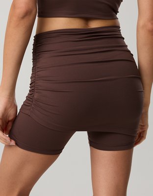 OFFLINE By Aerie Real Me 5" Foldover Skirted Bike Short - Relic