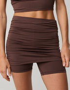 OFFLINE By Aerie Real Me 5" Foldover Skirted Bike Short - Relic