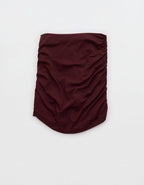 OFFLINE By Aerie Real Me 5" Foldover Skirted Bike Short - Royal Berry