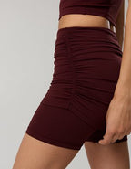OFFLINE By Aerie Real Me 5" Foldover Skirted Bike Short - Royal Berry