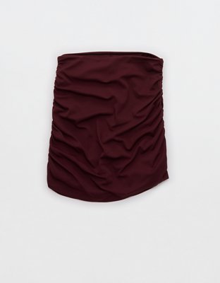OFFLINE By Aerie Real Me 5" Foldover Skirted Bike Short - Royal Berry
