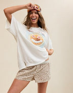 OVERSLEPT by Aerie Around Town Seersucker Boxer - Sands