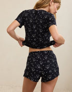 OVERSLEPT by Aerie Real Soft® Ribbed Boxer - True Black