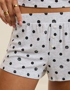 OVERSLEPT by Aerie Real Soft® Ribbed Boxer - Light Heather Gray