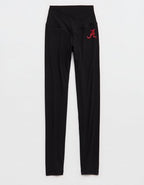 Alabama Crimson Tide OFFLINE By Aerie Crossover Legging - Always Black