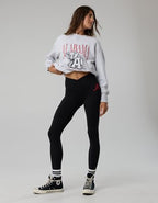 Alabama Crimson Tide OFFLINE By Aerie Crossover Legging - Always Black