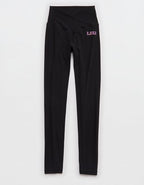 LSU Tigers OFFLINE By Aerie Crossover Legging - Bold Black
