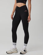 Georgia Bulldogs OFFLINE By Aerie Crossover Legging - True Black