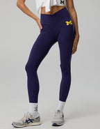 Michigan Wolverines OFFLINE By Aerie Crossover Legging - Classic Navy