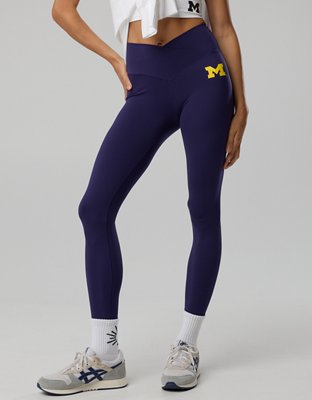 Michigan Wolverines OFFLINE By Aerie Crossover Legging - Classic Navy
