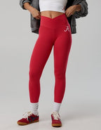 Alabama Crimson Tide OFFLINE By Aerie Crossover Legging - Red