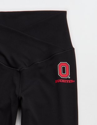 Ohio State Buckeyes OFFLINE By Aerie Crossover Legging - True Black