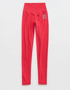 Ohio State Buckeyes OFFLINE By Aerie Crossover Legging - Bright Red