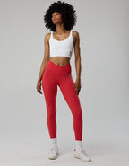 Ohio State Buckeyes OFFLINE By Aerie Crossover Legging - Bright Red