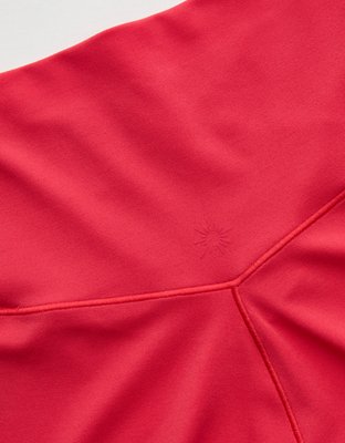 Georgia Bulldogs OFFLINE By Aerie Crossover 5" Bike Short - Bright Red