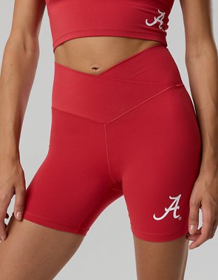 Alabama Crimson Tide OFFLINE By Aerie Crossover 5" Bike Short - Red
