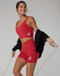 Alabama Crimson Tide OFFLINE By Aerie Crossover 5" Bike Short - Red