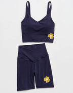 Notre Dame Fighting Irish OFFLINE By Aerie Crossover 5" Bike Short - Blue Street
