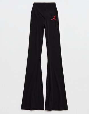Alabama Crimson Tide OFFLINE By Aerie Crossover Flare Legging - Bold Black