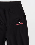 Georgia Bulldogs OFFLINE By Aerie Crossover Flare Legging - True Black
