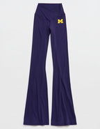 Michigan Wolverines OFFLINE By Aerie Crossover Flare Legging - Classic Navy