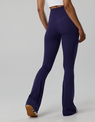 Michigan Wolverines OFFLINE By Aerie Crossover Flare Legging - Classic Navy
