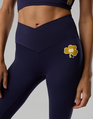 Notre Dame Fighting Irish OFFLINE By Aerie Crossover Legging - Blue Street