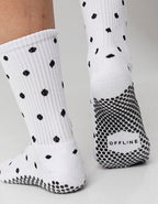 OFFLINE By Aerie x LUCKY HONEY Crew Grip Socks - White
