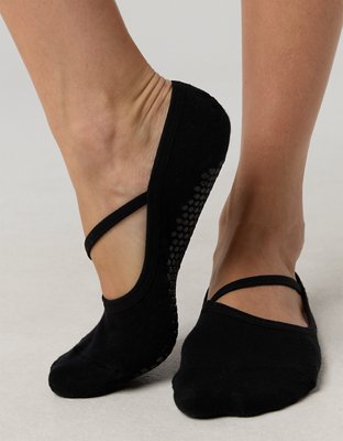 OFFLINE By Aerie x LUCKY HONEY Ballet Grip Socks - True Black