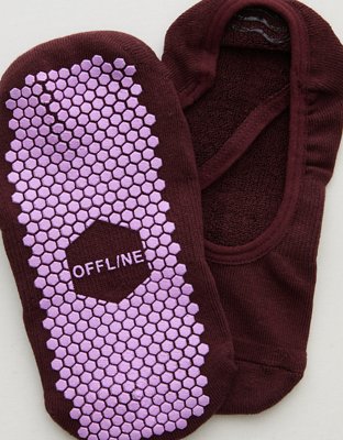 OFFLINE By Aerie x LUCKY HONEY Ballet Grip Socks - Royal Berry