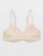 Sunnie Bloom Lace Demi Push Up Bra - Vintage Vanilla