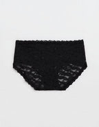 Show Off Vintage Lace Boybrief Underwear - True Black