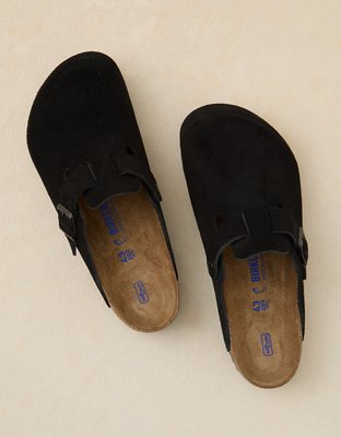 Birkenstock Men's Boston Soft Footbed Clog - Black