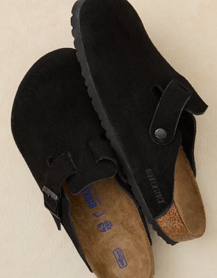 Birkenstock Men's Boston Soft Footbed Clog - Black