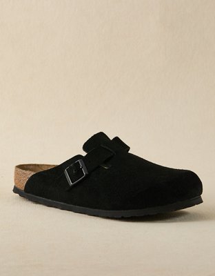 Birkenstock Men's Boston Soft Footbed Clog - Black