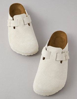 Birkenstock Men's Boston Soft Footbed Clog - Natural