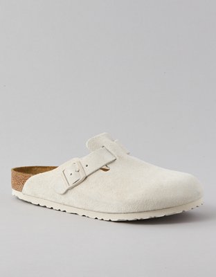 Birkenstock Men's Boston Soft Footbed Clog - Natural
