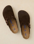 Birkenstock Men's Boston Soft Footbed Clog - Brown