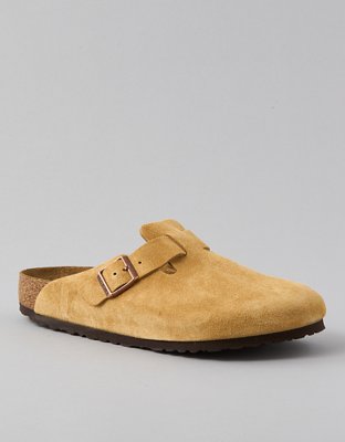 Birkenstock Men's Boston Soft Footbed Clog - Sand